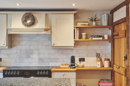 The kitchen at Ridge Farmhouse, Herefordshire