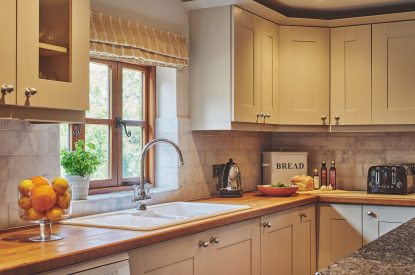 The kitchen at Ridge Farmhouse, Herefordshire