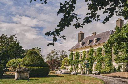 The front of the country estate at Camassia Cottage, Vale of Glamorgan