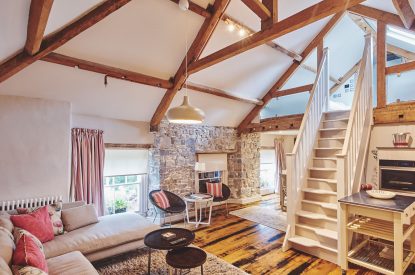The living room at Lotus Cottage, Vale of Glamorgan