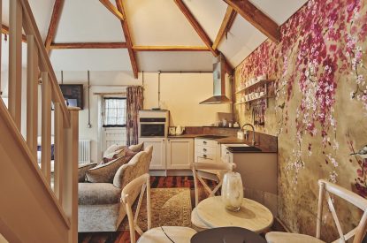 The kitchen at Hollyhock Cottage, Vale of Glamorgan
