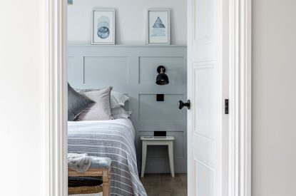 A bedroom at The Bay at Beadnell, Northumberland