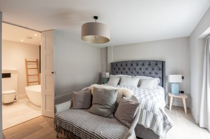 A bedroom at The Bay at Beadnell, Northumberland
