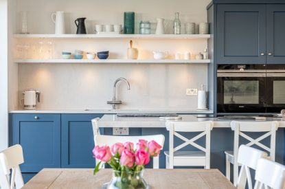 The kitchen at Sandy Toes, Northumberland