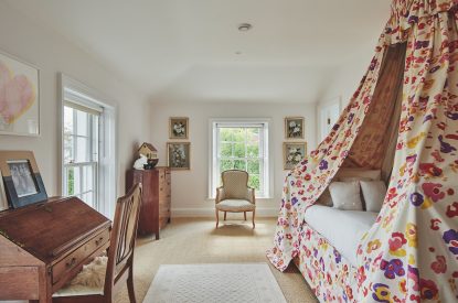 A single bedroom at America Farm, Oxfordshire