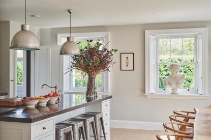 The kitchen at America Farm, Oxfordshire