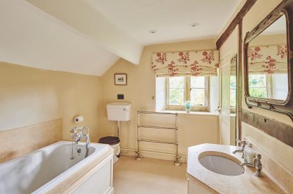 An en-suite at Withington Grange, Cotswolds 