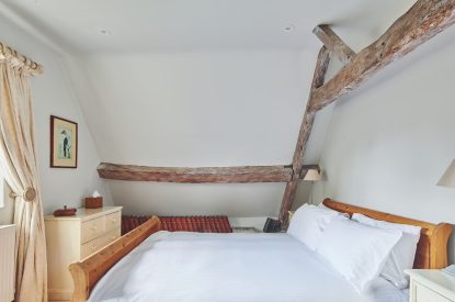 A double bedroom at Withington Grange, Cotswolds 