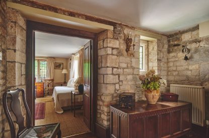 The hallway at Withington Grange, Cotswolds 