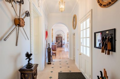 The corridor at Cornish Castle, Cornwall