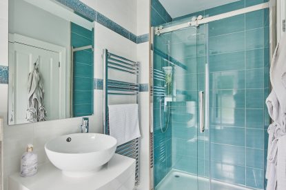 A bathroom at Oakfield, Somerset