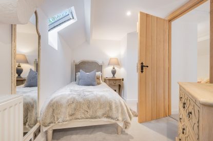 A single bedroom at Rose Walls, Lake District