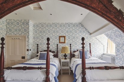 A bedroom at Queen Anne Manor, Vale of Glamorgan