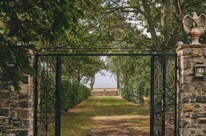 The garden at Queen Anne Manor, Vale of Glamorgan