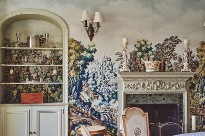 A dining room at Queen Anne Estate, Vale of Glamorgan