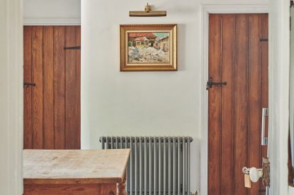 A dining table at Roupel Hall, Devon