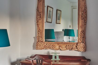 A dressing table at Roupel Hall, Devon