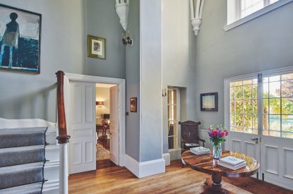 The entrance hall at Roupel Estate, Devon