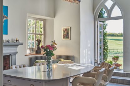 The kitchen at Roupel Estate, Devon