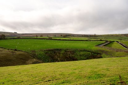 The countryside surrounding at The Lee, Yorkshire