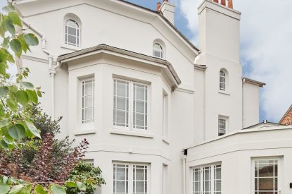 The exterior of Coastal Manor Retreat, Hampshire