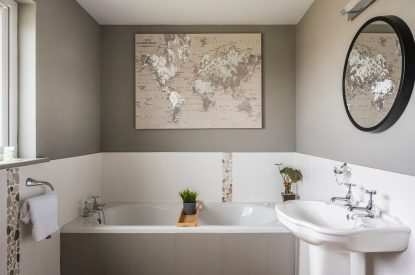 The bathroom at The Nooke, Cornwall