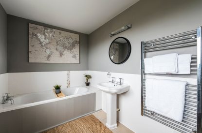 The bathroom at The Nooke, Cornwall