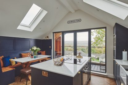 The kitchen at Ty Alice, Gower