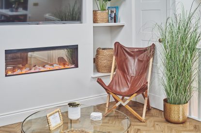 The living room at Ty Alice, Gower