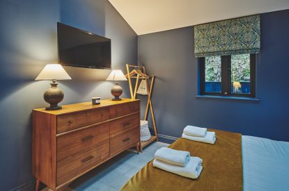 A bedroom at Ty Alice, Gower