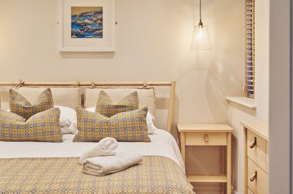 A bedroom at Ty Florence, Gower