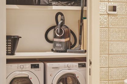 The utility room at Ty Florence, Gower