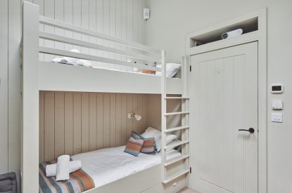 A bedroom at Ty Florence, Gower