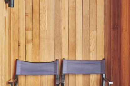 The balcony at Ty Megan, Gower