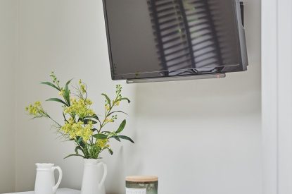 A bedroom at Ty Megan, Gower