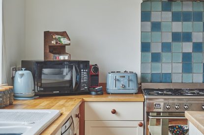 The kitchen at Ty Seren, Gower