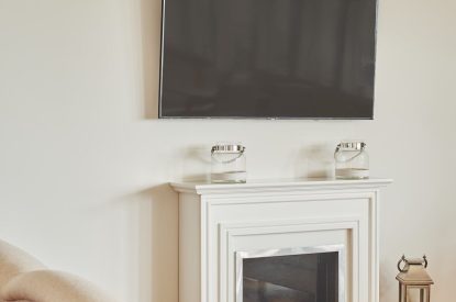 The fire place at Ty Seren, Gower