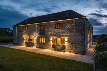 The exterior of Padstone Manor, Cornwall
