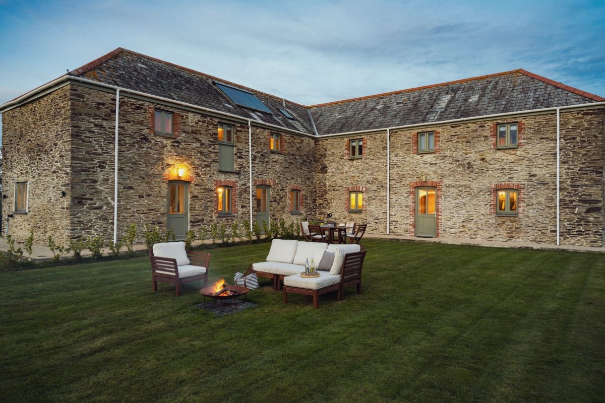 The exterior of The Mill, Cornwall