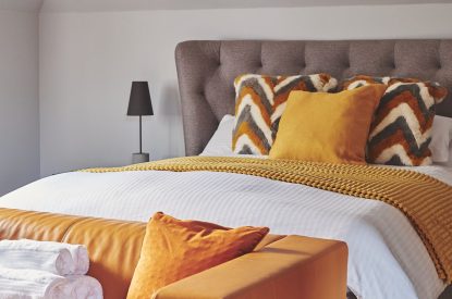 A double bedroom at Woodland House, Worcestershire