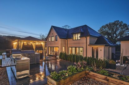 The exterior of Woodland House, Worcestershire