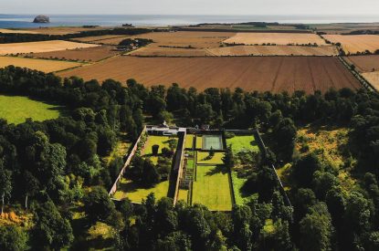 Aerial view of The Garden House, Edinburgh