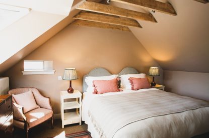 A bedroom at The Garden House, Edinburgh