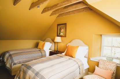 A bedroom at The Garden House, Edinburgh