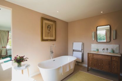 A bathroom at The Garden House, Edinburgh