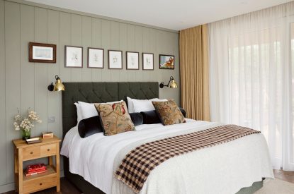 A double bedroom at Alder Grand Suite, Cotswolds