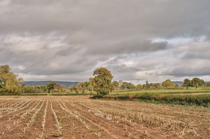 The countryside location at Big Sky Hideaway, Herefordshire