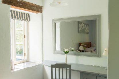 A dressing table at The Old Mill, Worcestershire