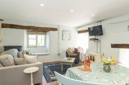 The dining area at The Old Mill, Worcestershire
