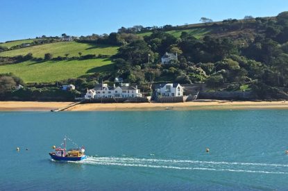 A coastal village near Beesands Vista, Devon